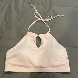Athleta swim bikini top, light pink size M